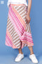 20s Cotton Oliver Skirt In Graphic Block Print